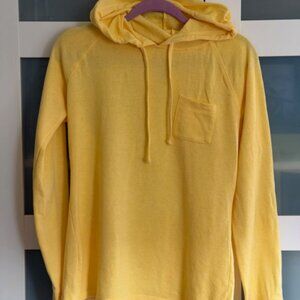 Gap hoodie, junior M, yellow, cotton, women XS